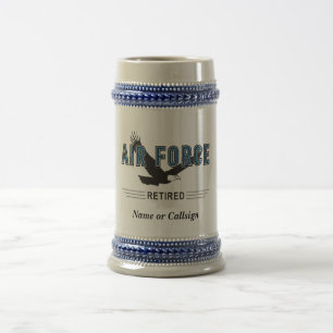 Chope À Bière Vétéran retiré de l'Armée de l'Air