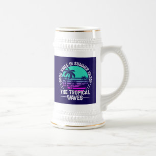 Chope À Bière Vibes d'été tropicales-82646
