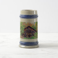 Vieille grange à l'automne