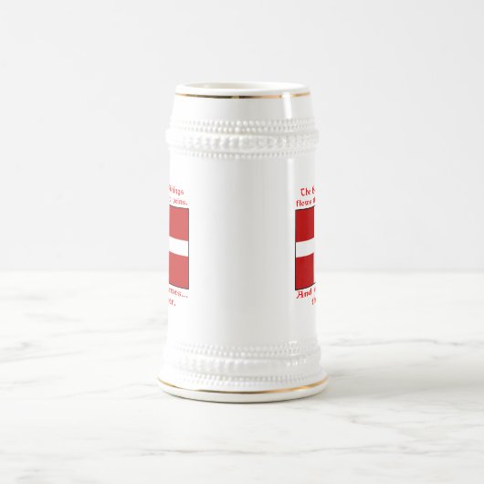 Chope À Bière Viking danois pour le sang et la bière (Centre)