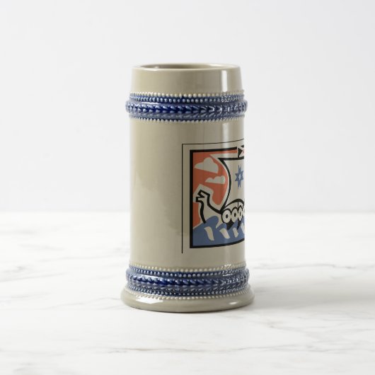 Chope À Bière Viking Longboat (Centre)