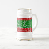 Chope À Bière Vilain chandail cloches Xmas rennes crochet (Devant droit)