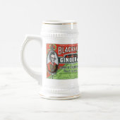 Chope À Bière Vintage Black Hawk Ginger Ale Stein (Gauche)