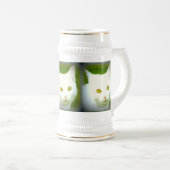 Chope À Bière visage blanc (Devant droit)