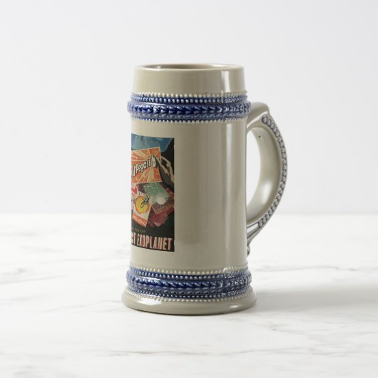 Chope À Bière Visitez La Première Exoplanète Trouvée À L'Extérie (Devant droit)