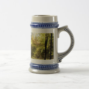 Chope À Bière Vitrage de forêt