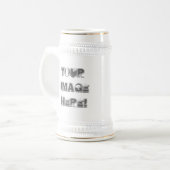 Chope À Bière Votre image ici ! Conception faite sur commande (Devant gauche)