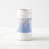 Chope À Bière Vous êtes la Lumière du monde Bible Verse Bleu (Centre)