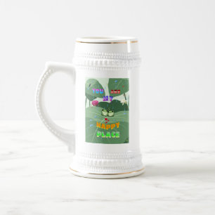 Chope À Bière Vous êtes mon endroit heureux