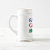 Chope À Bière Wall Street/Peace Love Money (Gauche)