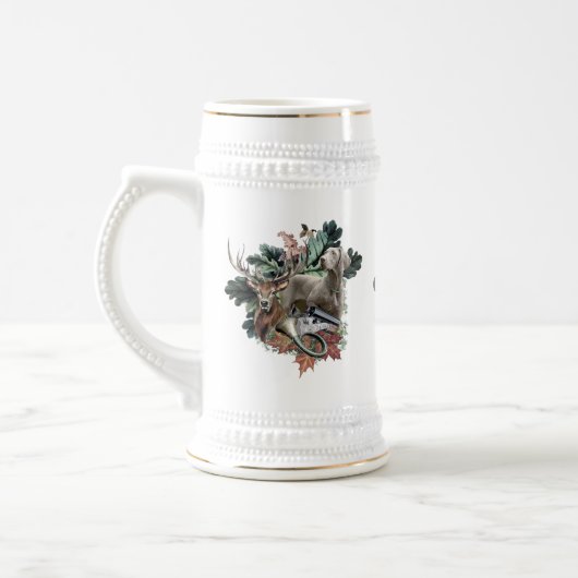 Chope À Bière Weimaraner (Gauche)