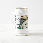 Chope À Bière Westie Père Noël (Devant gauche)