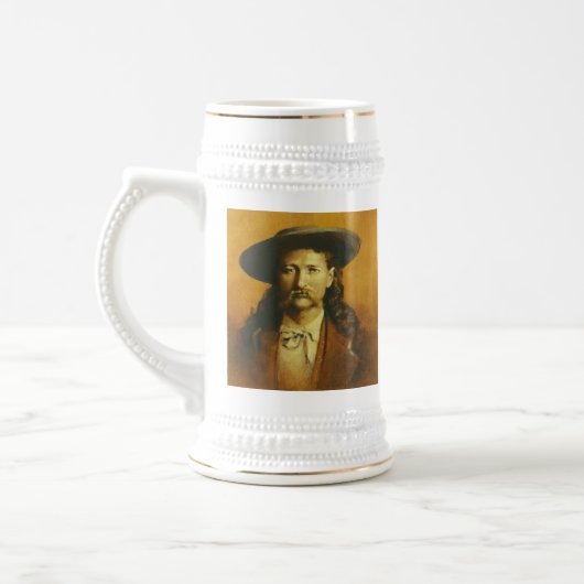 Chope À Bière Wild Bill Hickok Stein (Gauche)