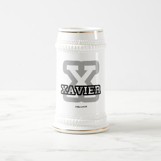 Chope À Bière X est pour Xavier (Centre)