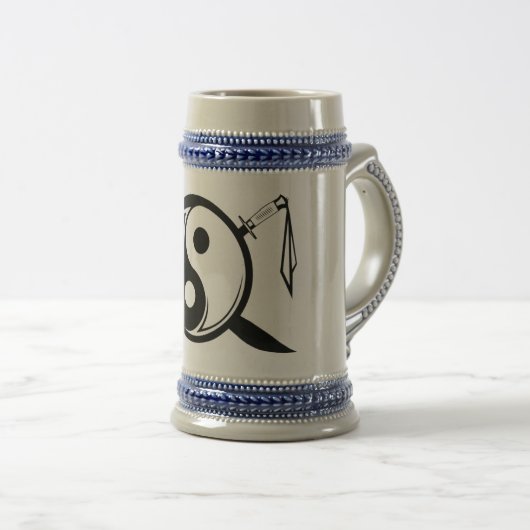 Chope À Bière Yin Yang Double Broadswing (Devant droit)