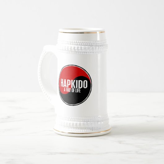 Chope À Bière Yin Yang HAPKIDO 1 (Devant gauche)