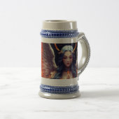 Chope À Bière Zazzle's Custom Beer Steins : Un commentaire perso (Devant droit)