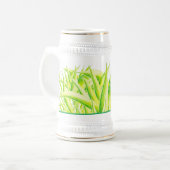 Chope À Bière Zebra Iris sur un Stein (Devant gauche)