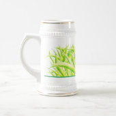 Chope À Bière Zebra Iris sur un Stein (Gauche)