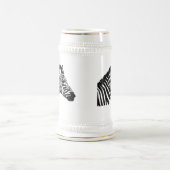 Chope À Bière Zèbre de silhouette (Centre)