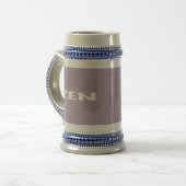 Chope À Bière Zen blanc gris stein (Devant gauche)