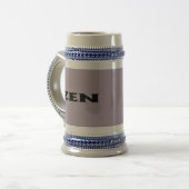 Chope À Bière Zen noir gris stein (Devant gauche)
