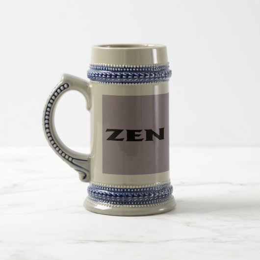 Chope À Bière Zen noir gris stein (Gauche)