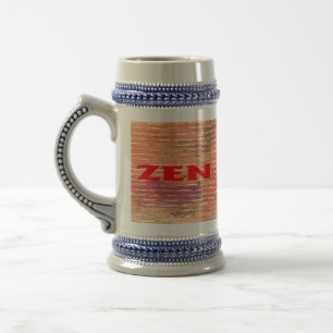 Chope À Bière Zen red reeds stein