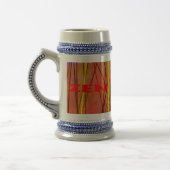 Chope À Bière Zen red wire stein (Gauche)
