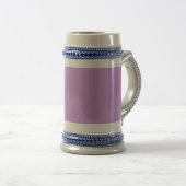 Chope À Bière Zen rouge lilac stein (Devant droit)