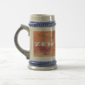 Chope À Bière Zen white reeds stein (Gauche)