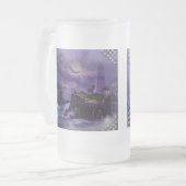 chope de bière givrée avec dauphin (Devant gauche)