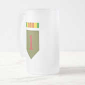 Chope Givrée 1ère I.D. avec le ruban du service Vietnam (Devant gauche)