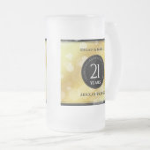 Chope Givrée 21ème anniversaire de Mariage en laiton (Devant droit)