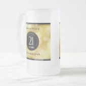 Chope Givrée 21ème anniversaire de Mariage en laiton (Devant gauche)