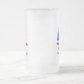 Chope Givrée 4 juillet bateau à voile d'été rouge, blanc et ble (Centre)