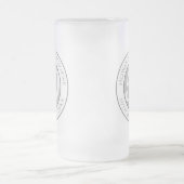 Chope Givrée 50e anniversaire avec nom, âge et date (Centre)