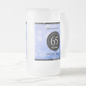 Chope Givrée 65e anniversaire de l'élégant Mariage Blue Sapphir (Devant droit)