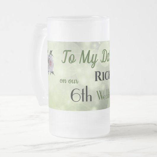 Chope Givrée 6e anniversaire du Mariage mari (Devant gauche)