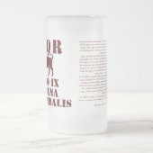 Chope Givrée 9ème Verre romain triomphant espagnol de Taureau (Centre)