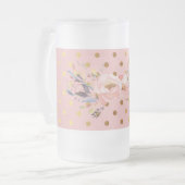 Chope Givrée Adorables Faux Gold Points Fleuri (Devant gauche)