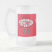 Chope Givrée Âgé à la perfection à 70 | 70e anniversaire (Gauche)