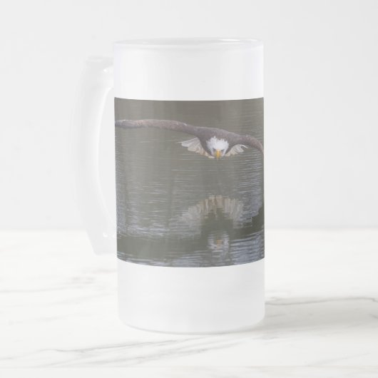 Chope Givrée Aigle de Bald en vol (Devant gauche)