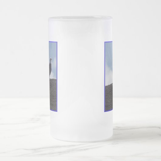 Chope Givrée Aigle de chauve sur le terrain élevé #2 (Centre)