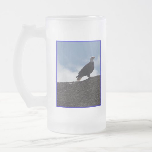 Chope Givrée Aigle de chauve sur le terrain élevé #2 (Gauche)