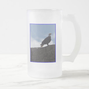 Chope Givrée Aigle de chauve sur le terrain élevé #2