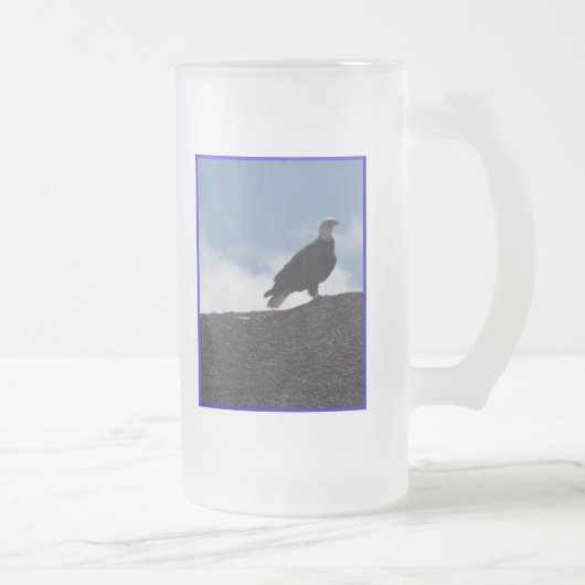 Chope Givrée Aigle de chauve sur le terrain élevé #2 (Droit)