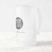 Chope Givrée Ajouter votre propre logo Texte personnalisé (Devant droit)