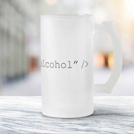 Chope Givrée Alcool d'entrée HTML