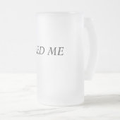 CHOPE GIVRÉE ALIMENTEZ-MOI (Devant droit)